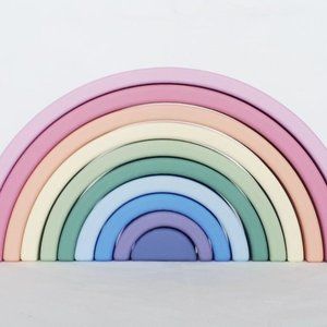 Wood Rainbow Stacking Toy